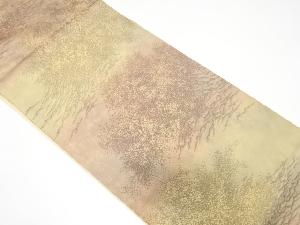 アンティーク　抽象模様織り出し袋帯（材料）